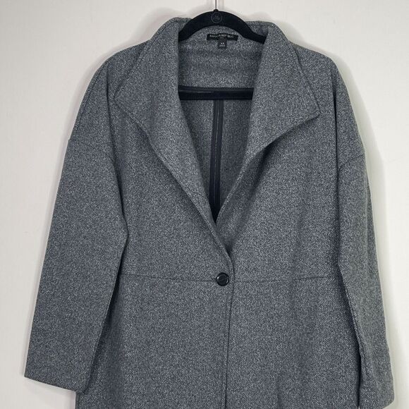 Banana Republic 2022 Oversized Side Pockets Cocoon Trench Coat Women's Size XS - Picture 4 of 9